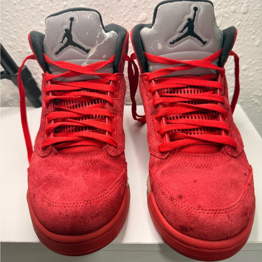 As is, Jordan Fire Red 5 2017 collection.